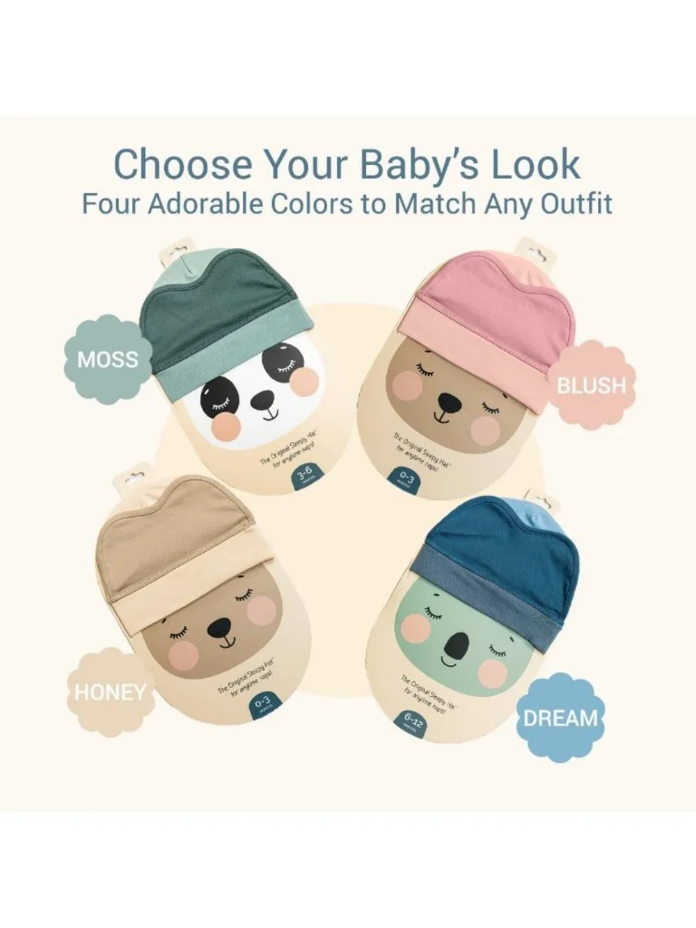 Cozy Baby Sleep Mask & Soft Eye Shade - Perfect for Newborns, Travel Gifts